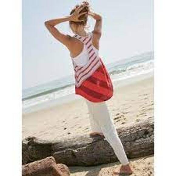 NWT - FREE PEOPLE FP MOVEMENT Keep Rolling Racerback Tank In Watermelon Wedge - Picture 5 of 5